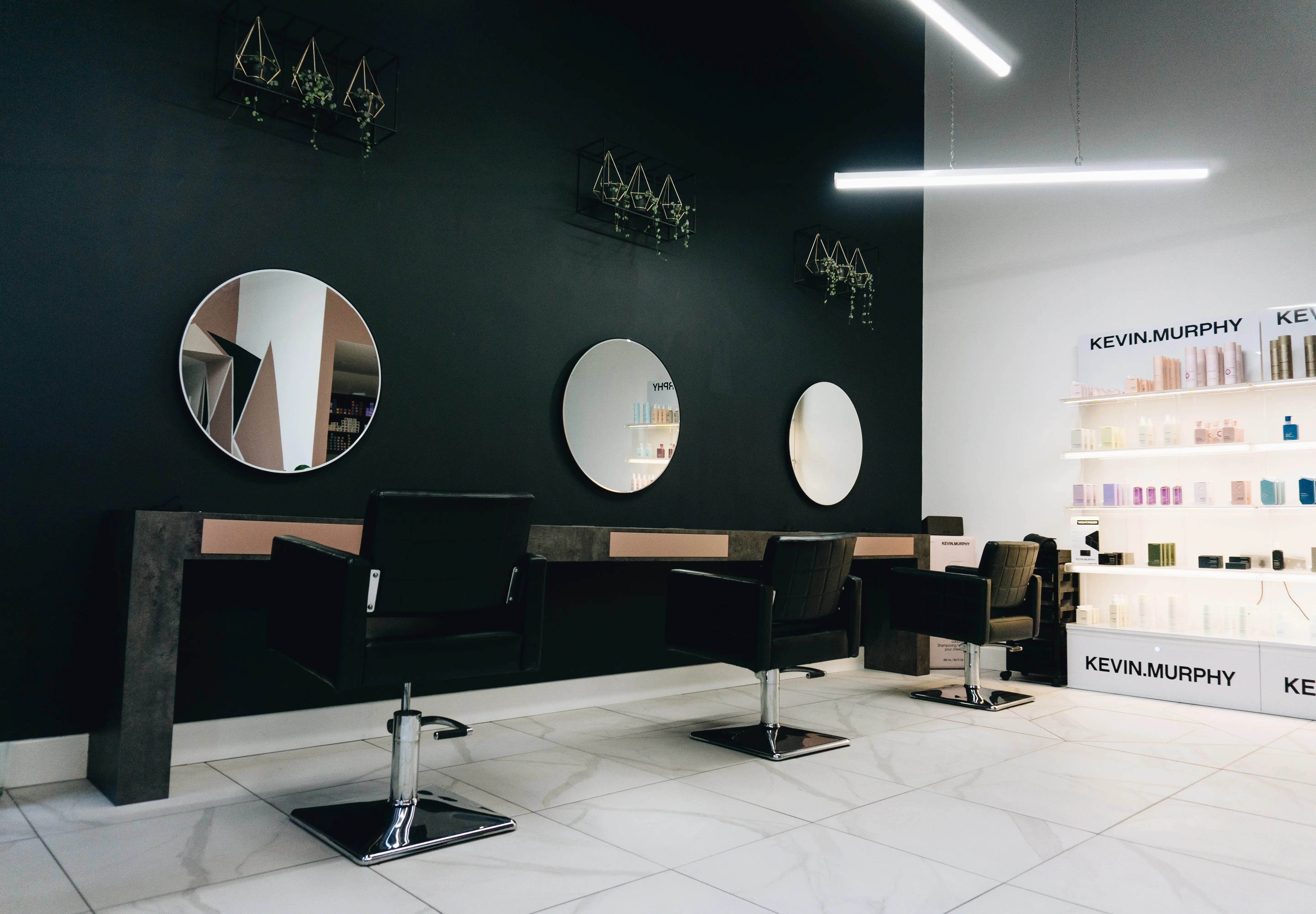 Picture inside of a salon