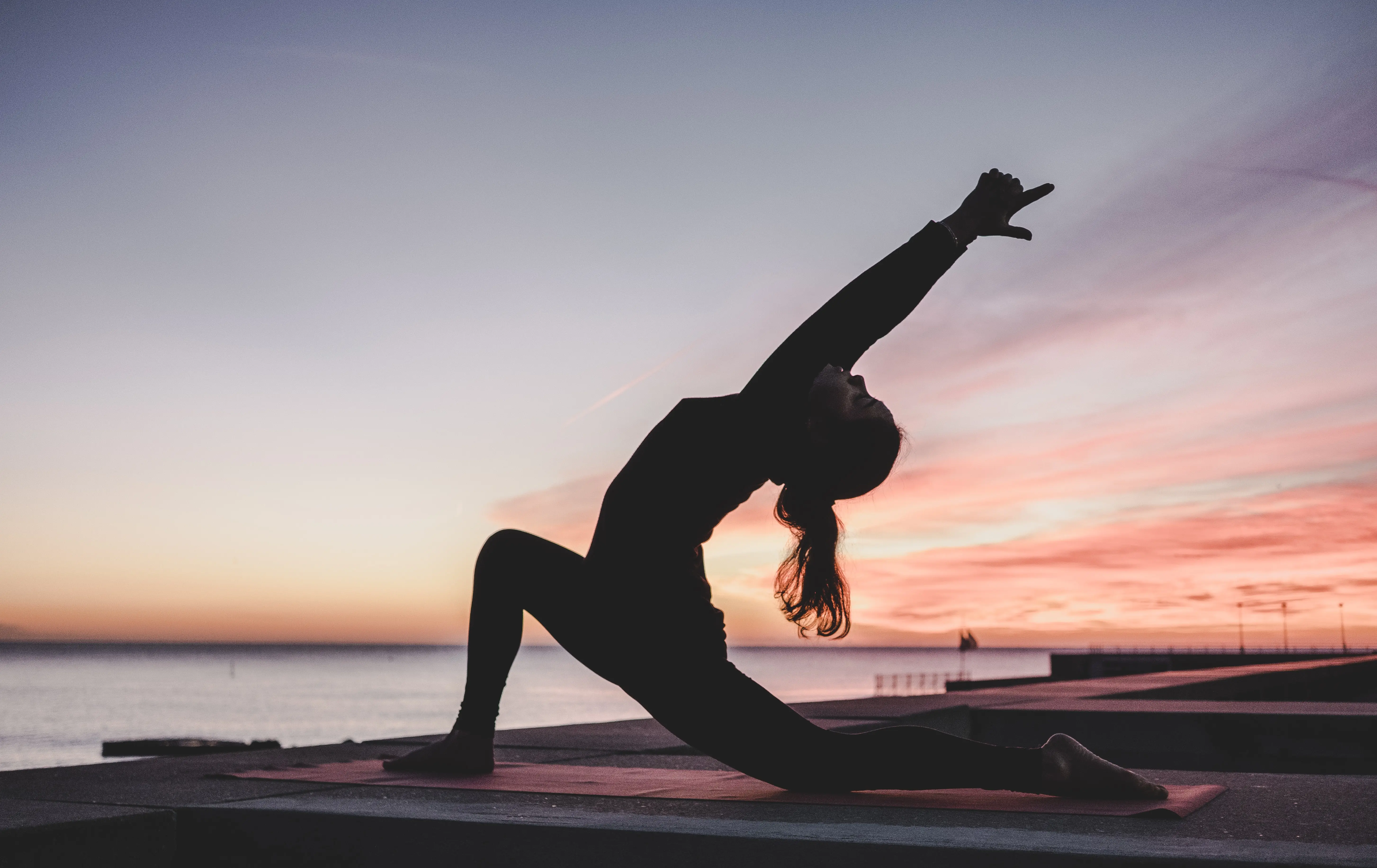 Picture of a person doing yoga